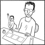 Lijntekening Nix Lijntekening Nix